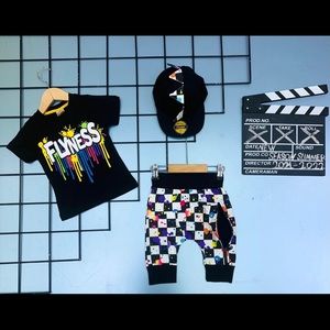 Boy’s Shorts and Hat Set